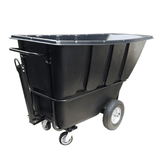 Value Industrial Heavy Duty Towable Tilt Trucks - 2100lbs capacity - 1 Cubic Yard Size