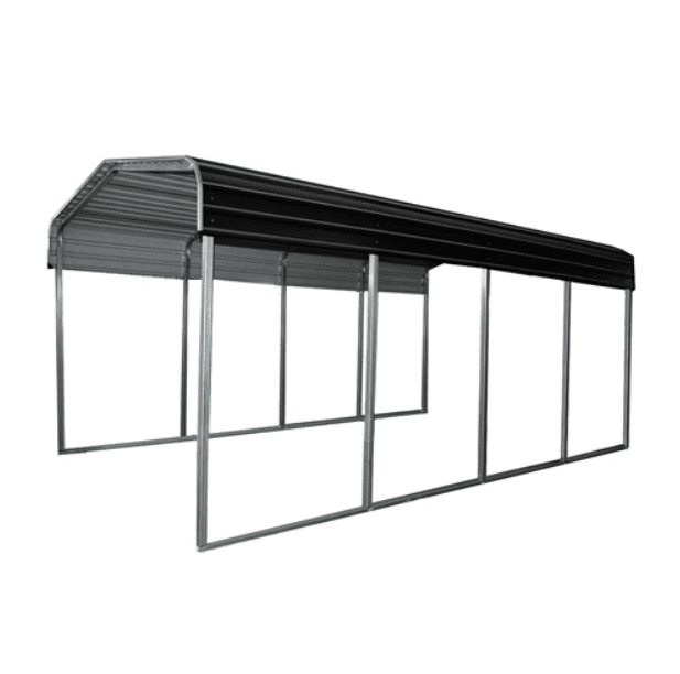 Value Industrial Steel Single Carport 11'x19'