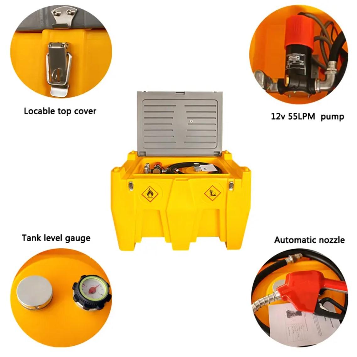 Value Industrial Portable Diesel Fuel Tank - 116 US Gallon