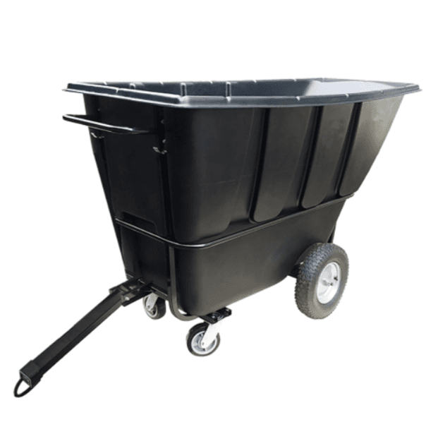 Value Industrial Heavy Duty Towable Tilt Trucks - 2100lbs capacity - 1 Cubic Yard Size