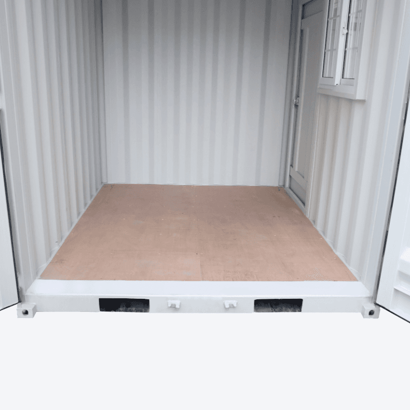 Value Industrial 9 Foot Container Office - 1 Window and 1 Man Door - Unrenovated