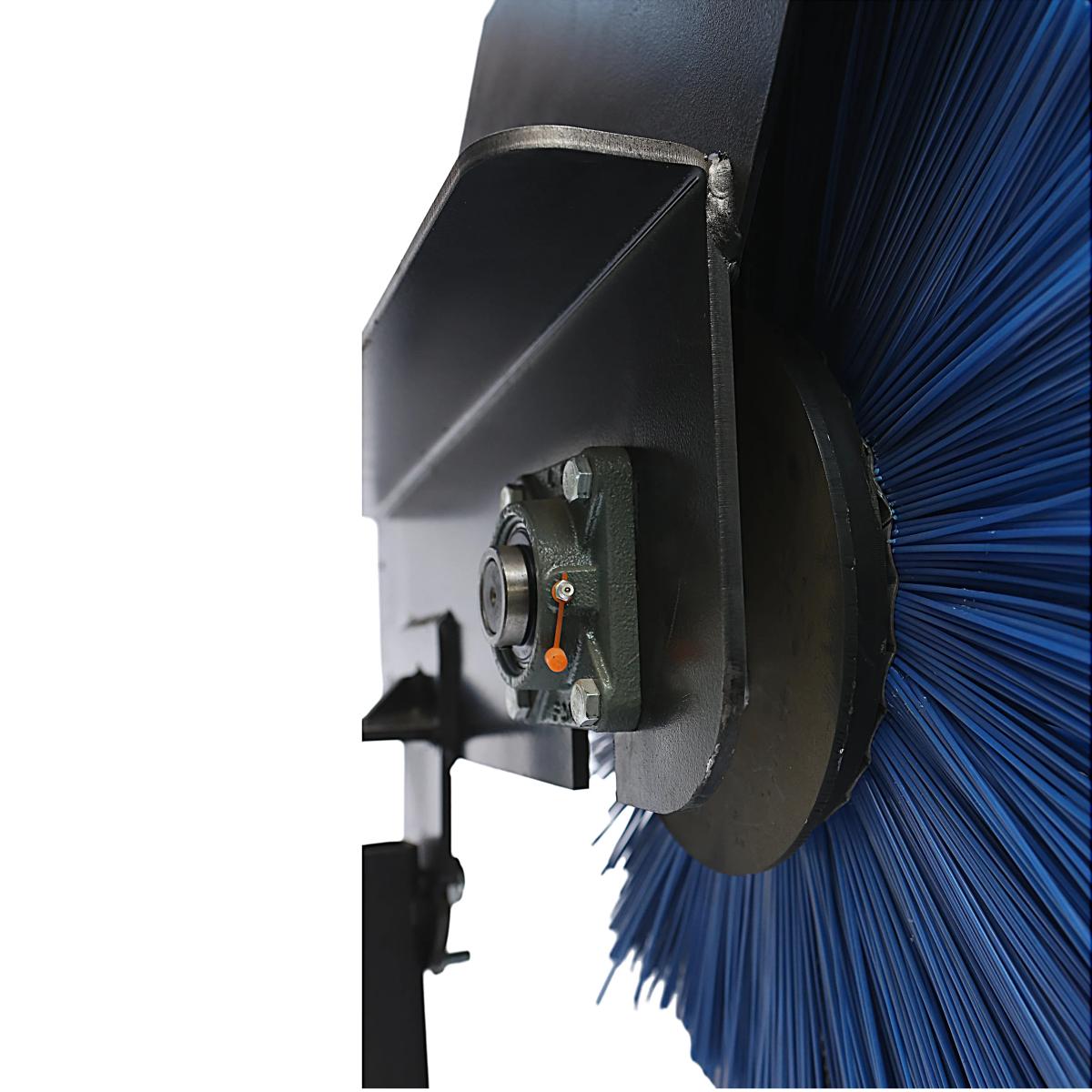 Value Industrial 72" Skid Steer Angle Broom - high powered hydraulic - 30 degree angle