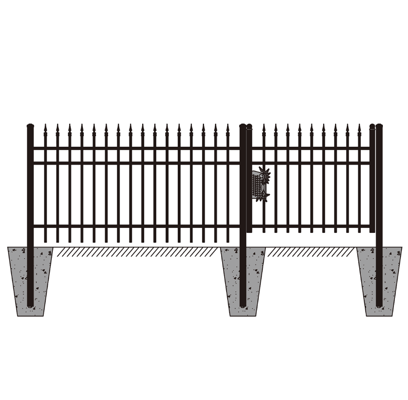 Value Industrial Fence Kit: 144 ft., 7'x4', 20 Panels + Gate