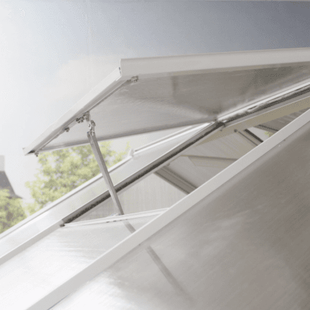 Value Industrial 6'x6'x7' Walk-in Garden Greenhouse - poly-carbonate panels - aluminium frame