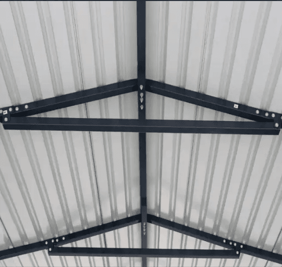 Value Industrial Steel Single Carport 11'x19'