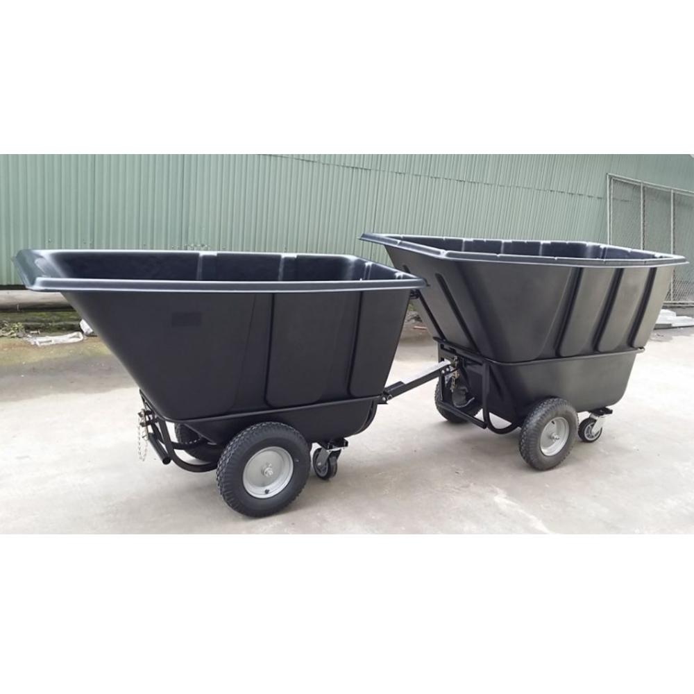 Value Industrial Heavy Duty Towable Tilt Trucks - 2100lbs capacity - 1 Cubic Yard Size