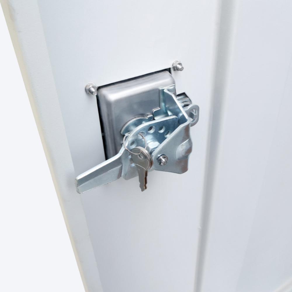 Value Industrial 8 Foot Container Office - 1 Window and 1 Man Door - Unrenovated