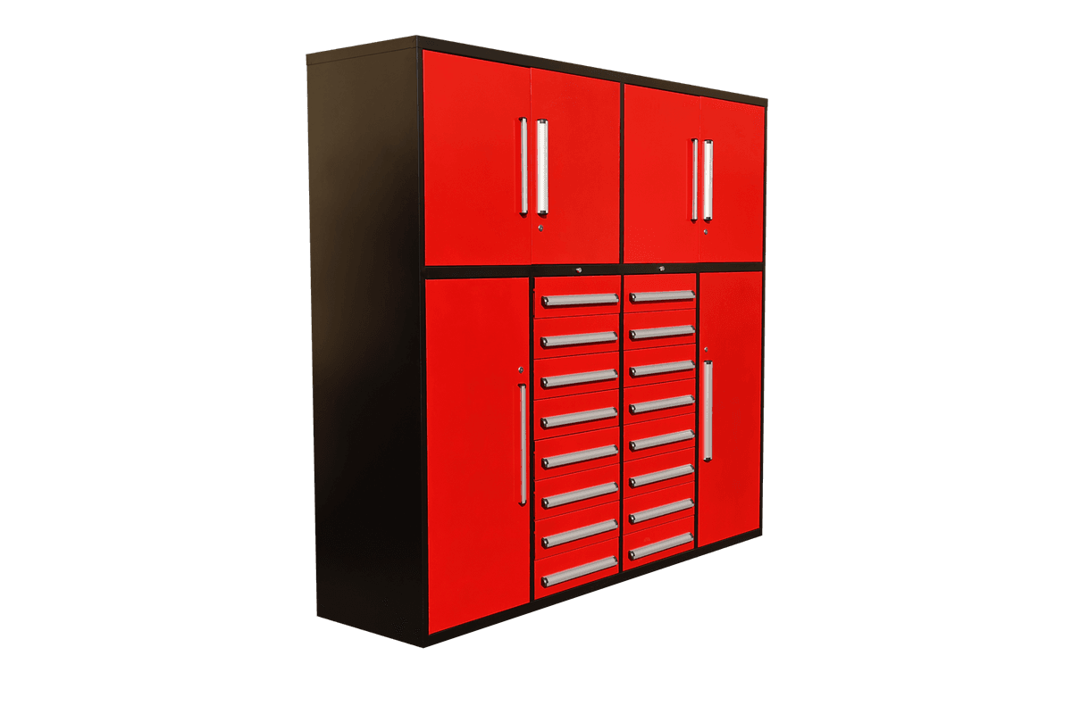 Value Industrial 7FT-16D Workbench Cabinet