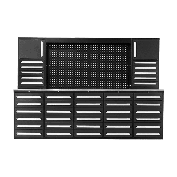 Value Industrial 10FT 40D-2 Workbench Cabinet - 10 foot wide - 40 drawers
