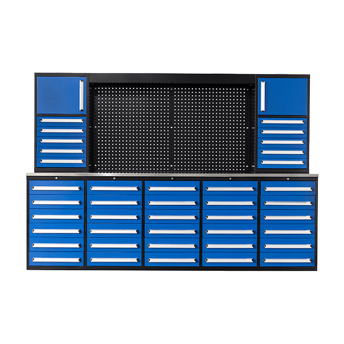 Value Industrial 10FT 40D-2 Workbench Cabinet - 10 foot wide - 40 drawers