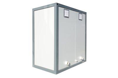 Value Industrial Portable Double Toilet - simple elegant design - external sceptic & power