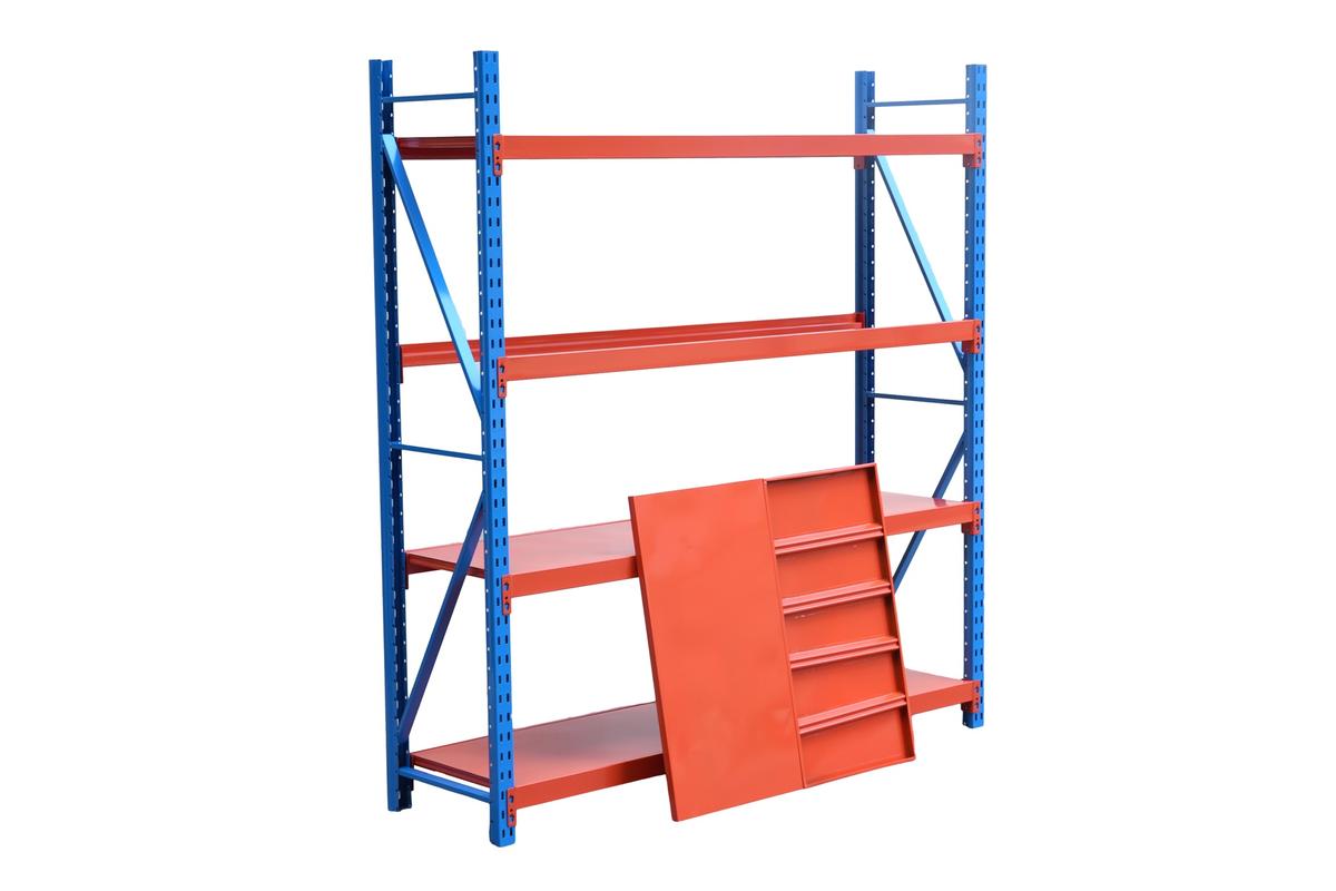 Value Industrial Heavy-Duty Warehouse Racks - 40ft, 96"W x 120"L x 24"D