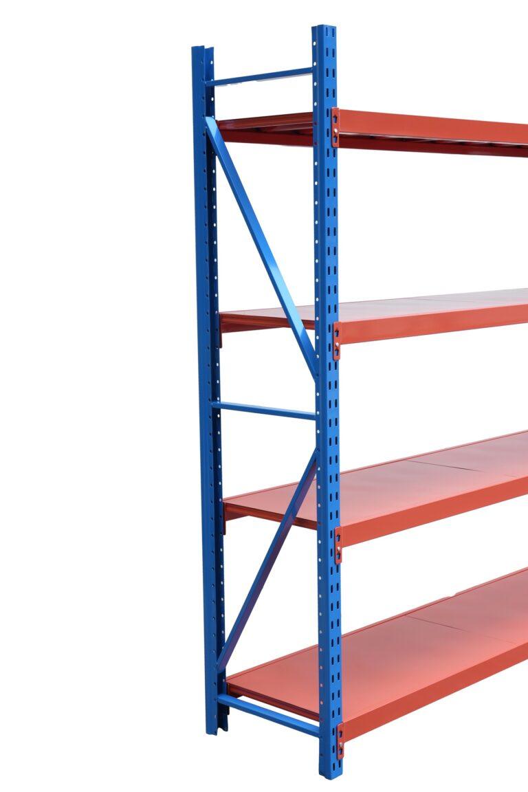 Value Industrial Heavy-Duty Warehouse Racks - 40ft, 96"W x 120"L x 24"D