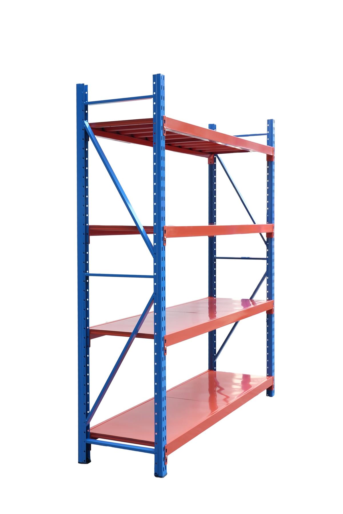 Value Industrial Heavy-Duty Warehouse Racks - 40ft, 96"W x 120"L x 24"D