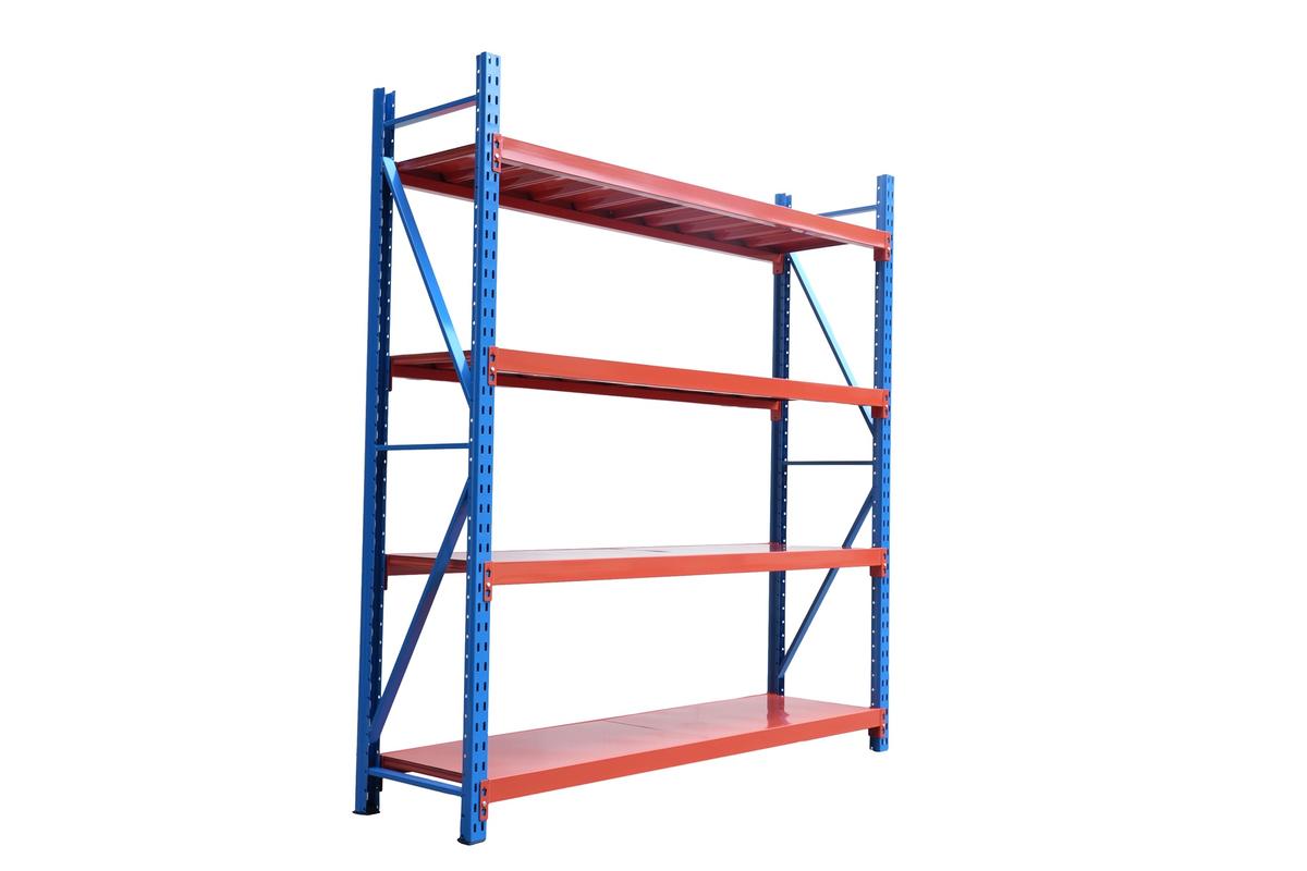 Value Industrial Heavy-Duty Warehouse Racks - 40ft, 96"W x 120"L x 24"D