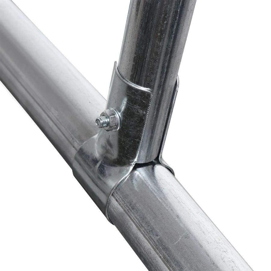 Value Industrial 20'x30'x10' High Tunnel Greenhouse - 180g PE mesh - roll up side windows