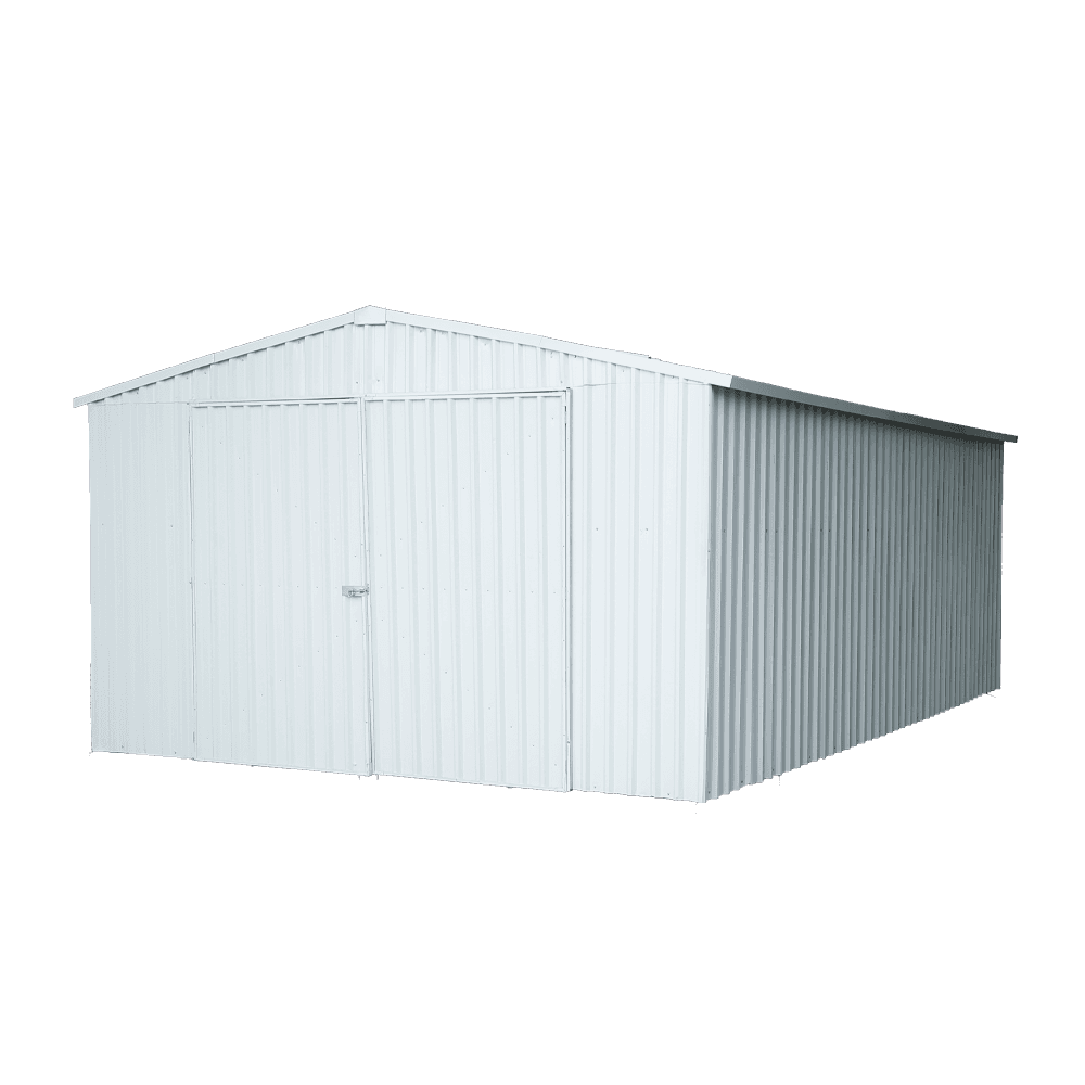 Value Industrial Heavy Duty 14'x19' Steel Car Garage - 27 gauge metal sheet - 75 mph wind resistance