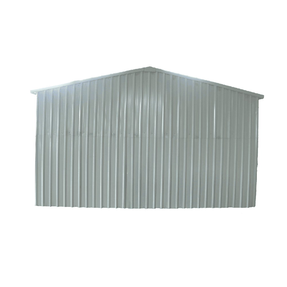 Value Industrial Heavy Duty 14'x19' Steel Car Garage - 27 gauge metal sheet - 75 mph wind resistance