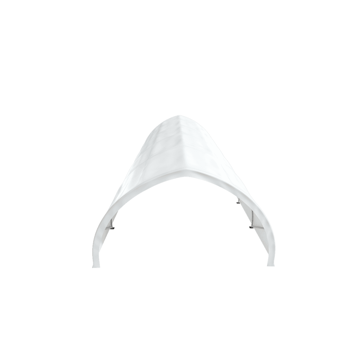 Value Industrial Heavy Duty Storage Peak Shelter - 20' wide x 30' length x 12' height