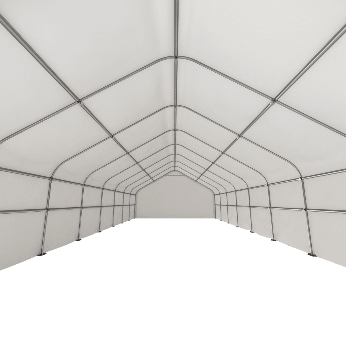 Value Industrial Heavy Duty Storage Shelter - 20' wide x 40' length x 12' height