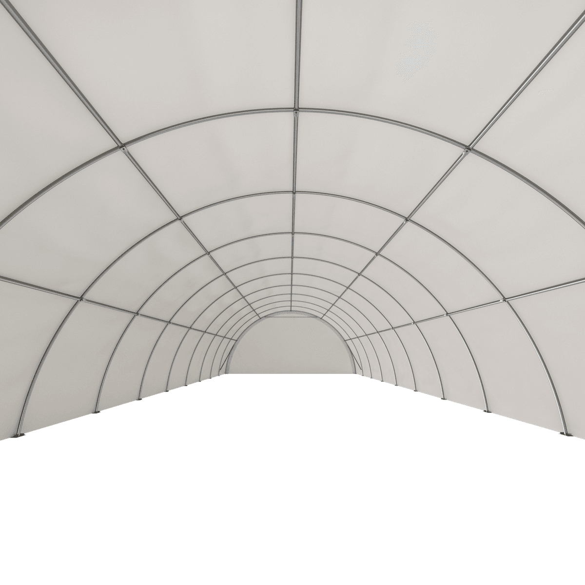 Value Industrial Heavy Duty Storage Shelter - 30' wide x 65' length x 15' height