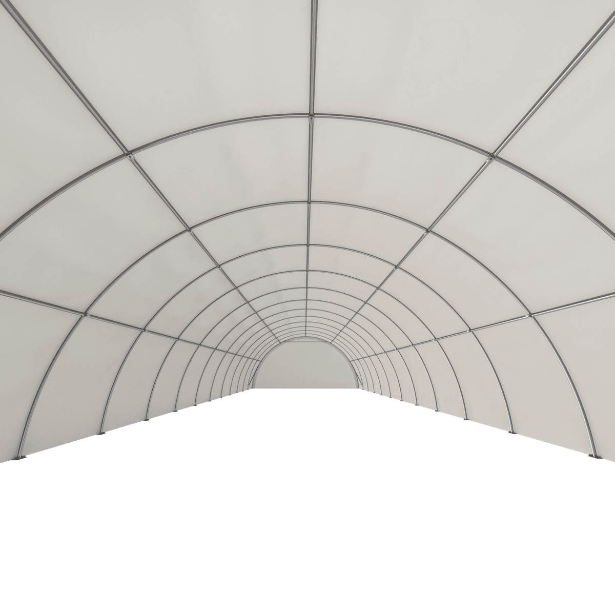 Value Industrial Heavy Duty Storage Shelter - 30' wide x 85' length x 15' height