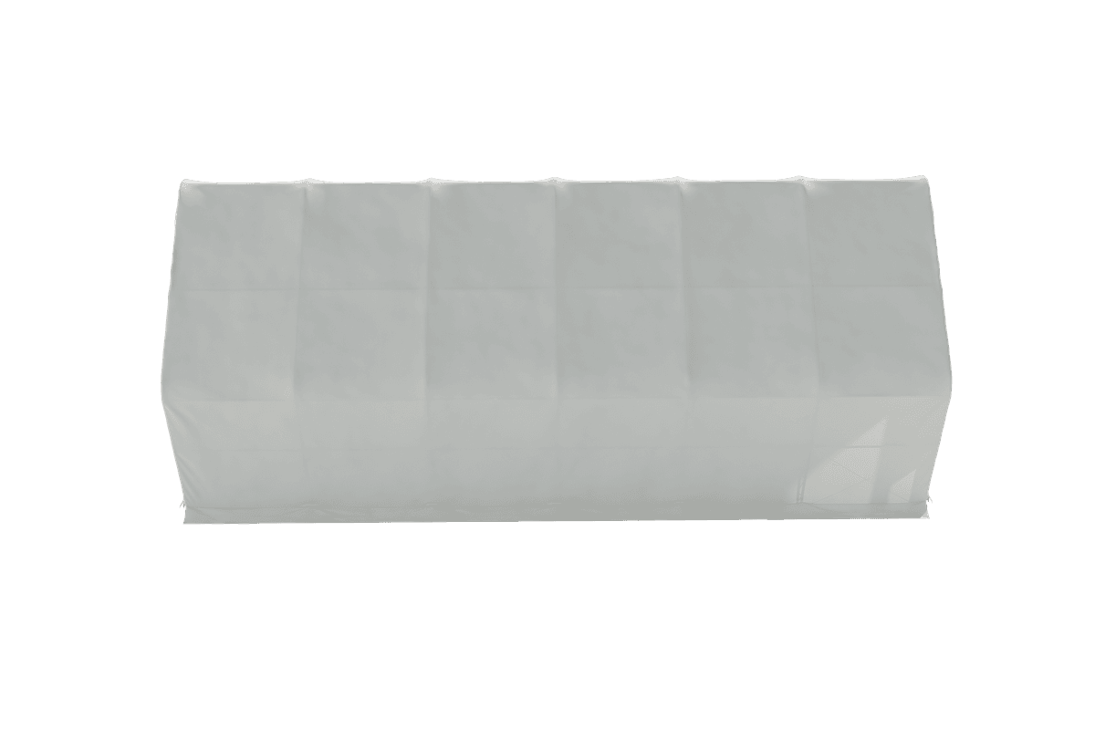 Value Industrial Double Trussed Storage Shelter - 30' wide x 60' length x 22' height