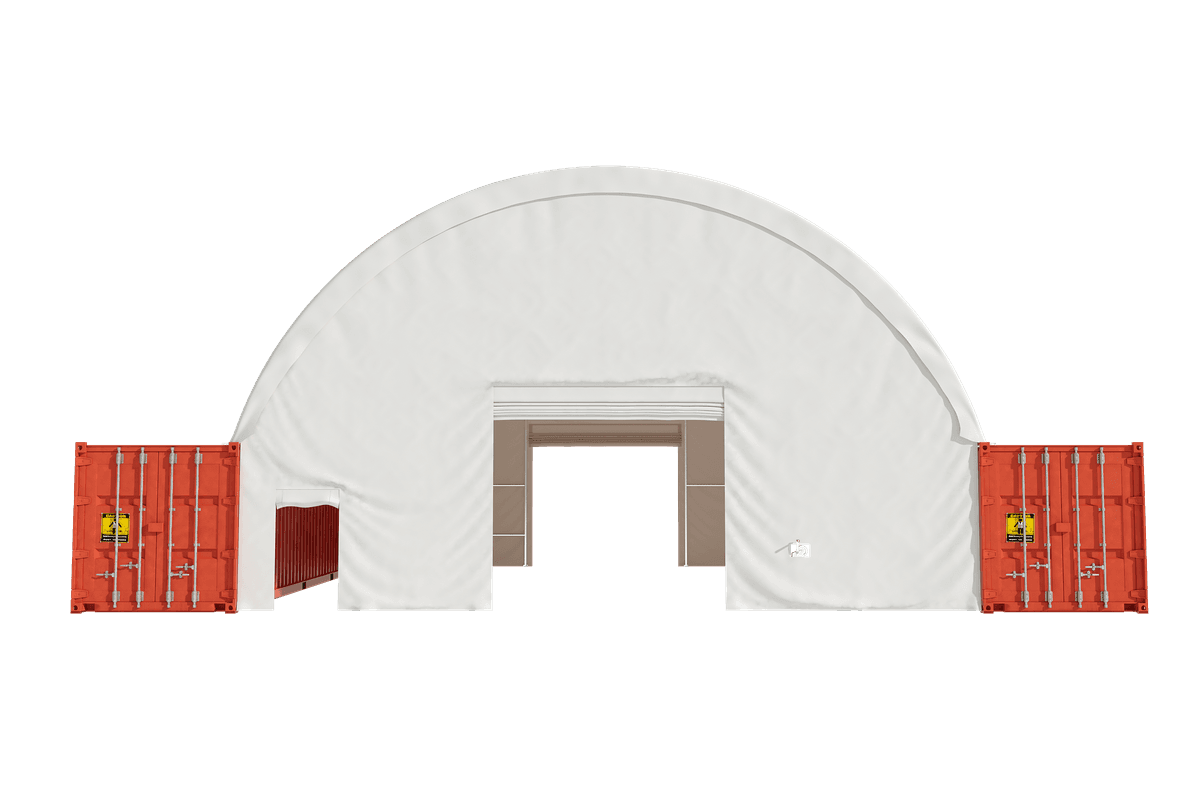 Value Industrial C4040 Container Shelter - 40'x40'x15'