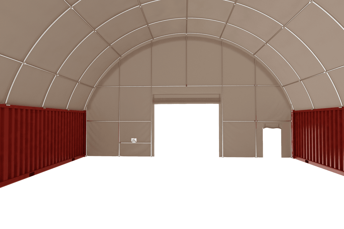 Value Industrial C4040 Container Shelter - 40'x40'x15'