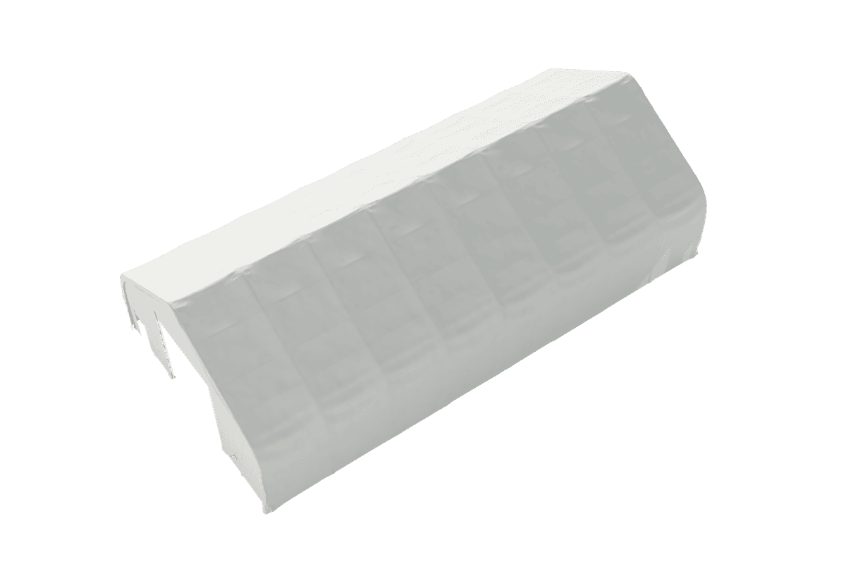 Value Industrial Double Trussed Storage Shelter - 40' wide x 80' length x 24' height