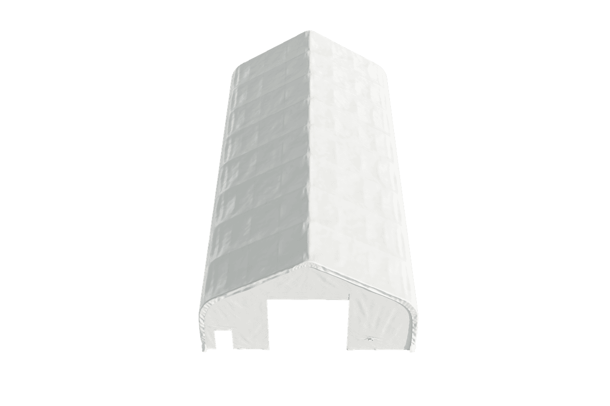 Value Industrial Double Trussed Storage Shelter - 40' wide x 80' length x 24' height