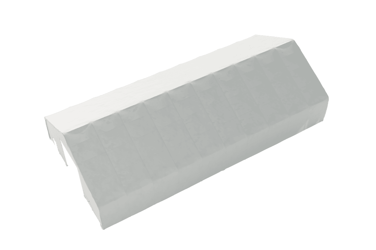 Value Industrial Double Trussed Storage Shelter - 50' wide x 100' length x 26' height