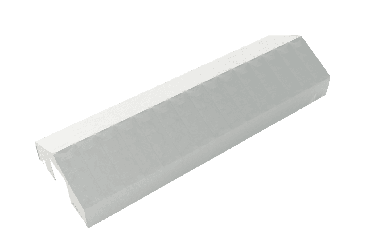 Value Industrial Double Trussed Storage Shelter - 50' wide x 150' length x26' height