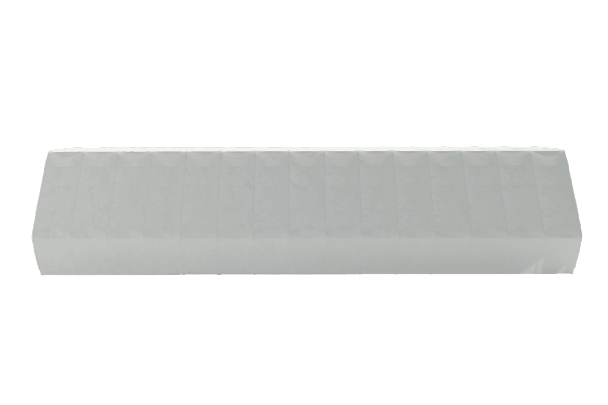 Value Industrial Double Trussed Storage Shelter - 50' wide x 150' length x26' height