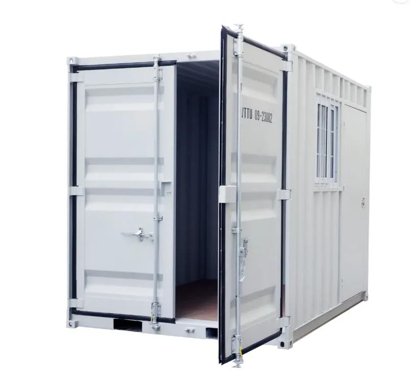 Value Industrial 7 Foot Container Office - 1 Window and 1 Man Door - Unrenovated