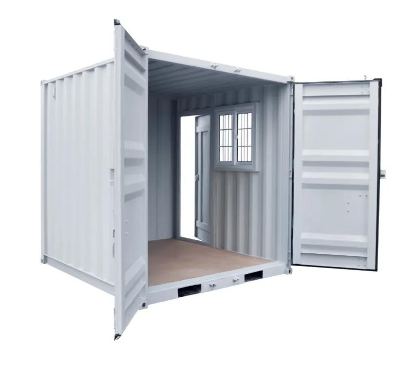 Value Industrial 7 Foot Container Office - 1 Window and 1 Man Door - Unrenovated