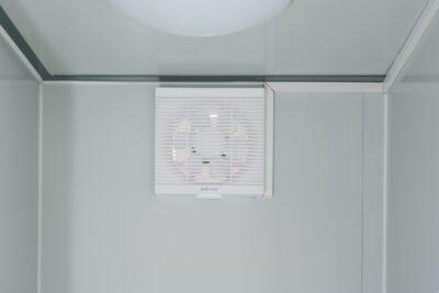 Value Industrial Portable Double Toilet - simple elegant design - external sceptic & power