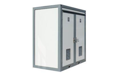 Value Industrial Portable Double Toilet - simple elegant design - external sceptic & power