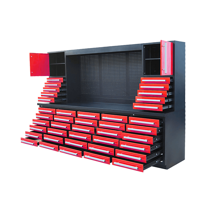 Value Industrial 10FT 40D-2 Workbench Cabinet - 10 foot wide - 40 drawers