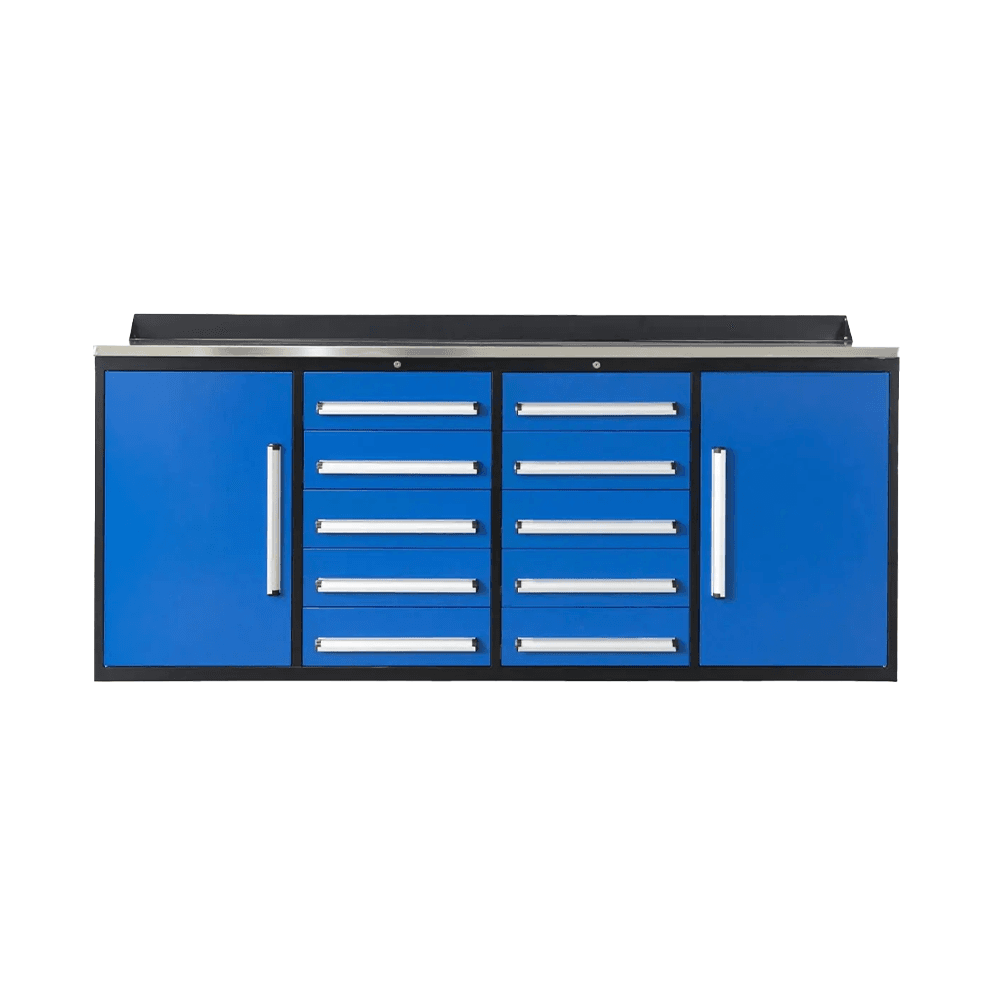 Value Industrial 7FT-10D Workbench Cabinets - 7 foot wide - 10 drawers