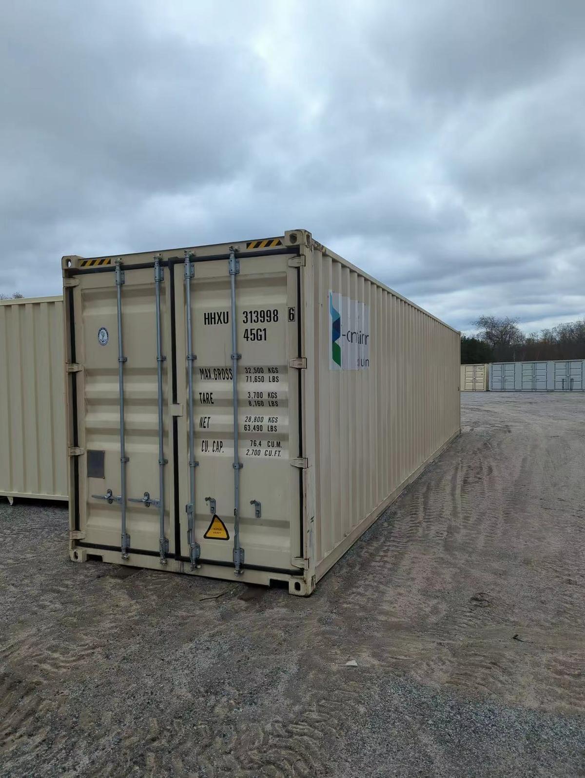 Value Industrial 40' High-cube containers (Two-Trip)