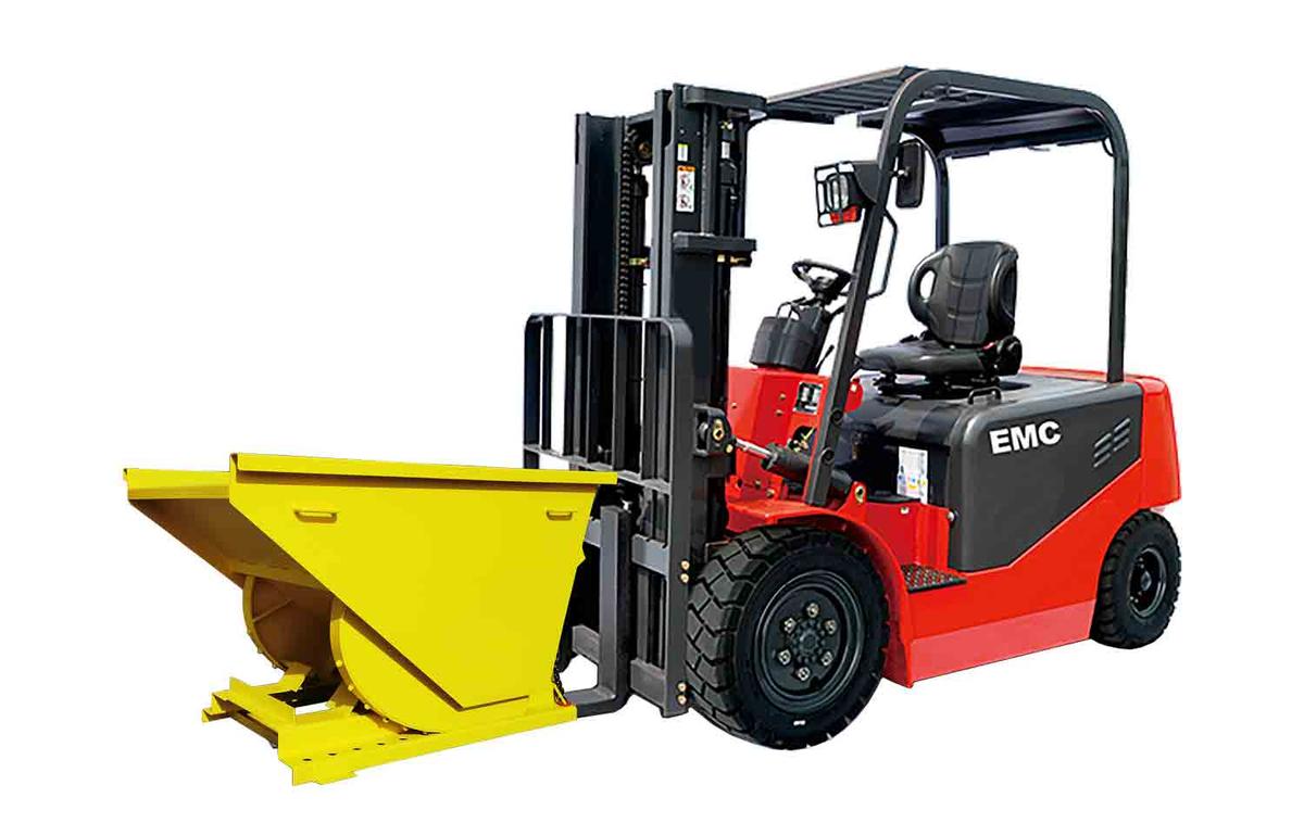 Value Industrial Forklift Pocket Self Dumping Hopper - 1.5 cubic yard capacity
