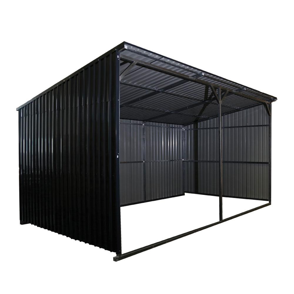 Value Industrial Metal Livestock Shelter - 19' wide x 12' length