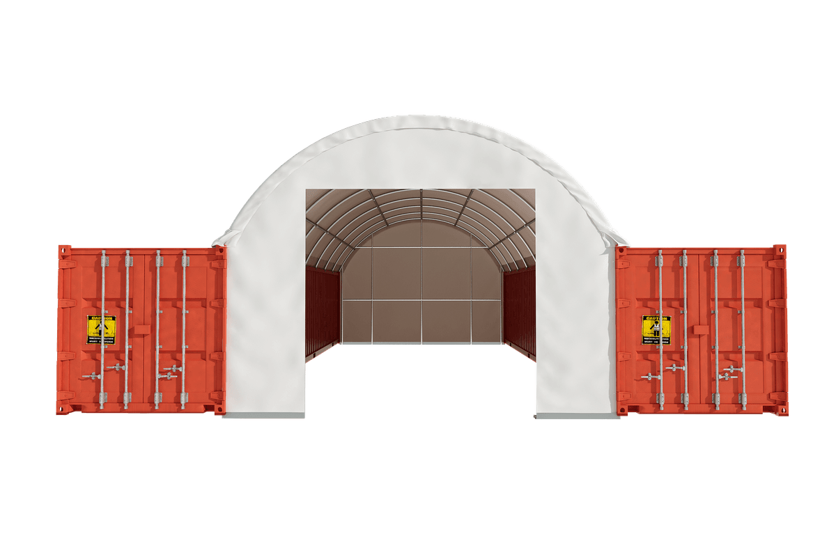 Value Industrial C2040 Container Shelter - 20' wide x 40' length